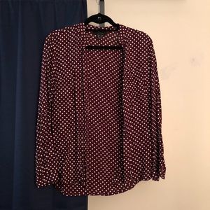 Polka dot blouse